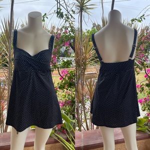 Gabar Polka Dot Swim Dress (Size 12)